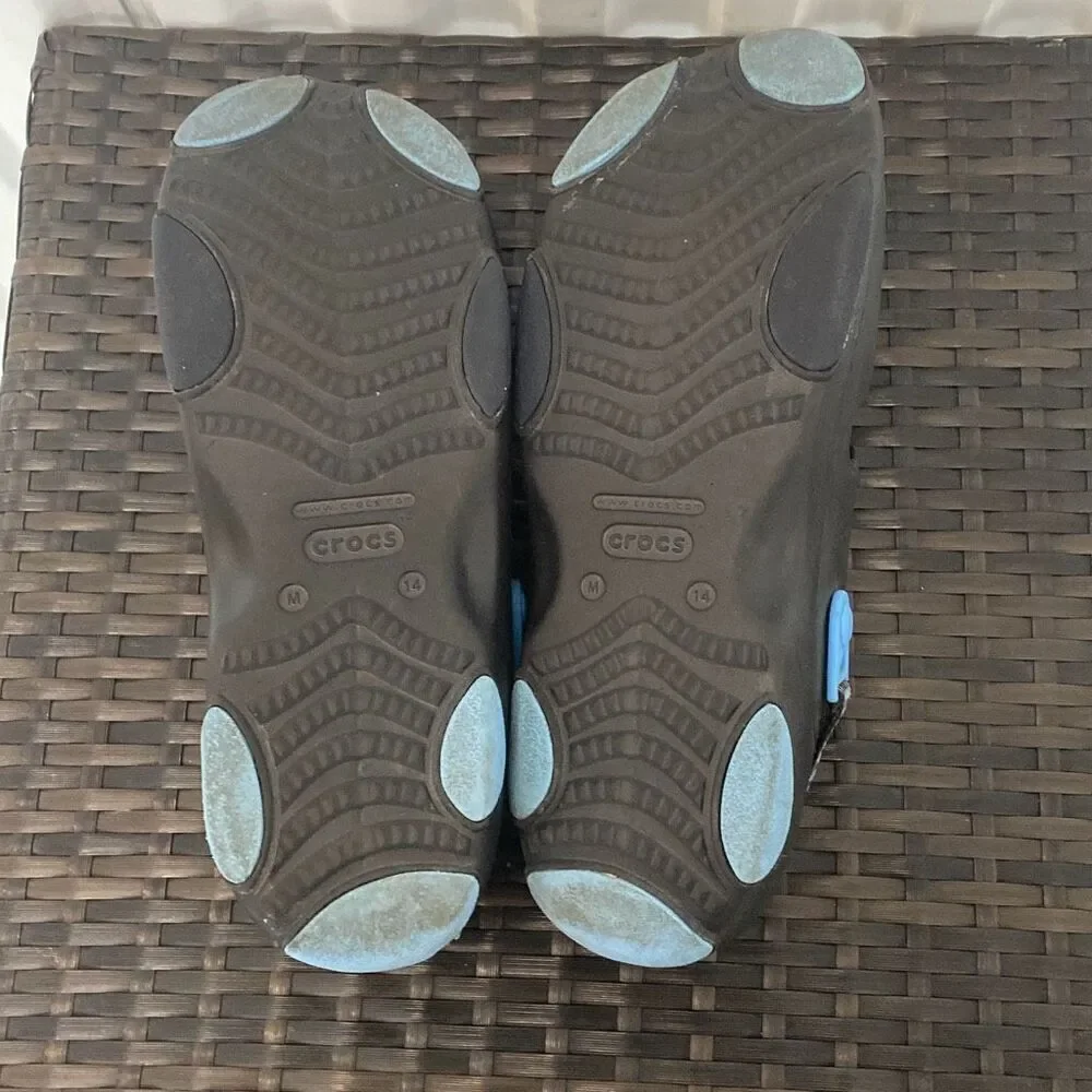 Croc sandals, men’s size 14￼
